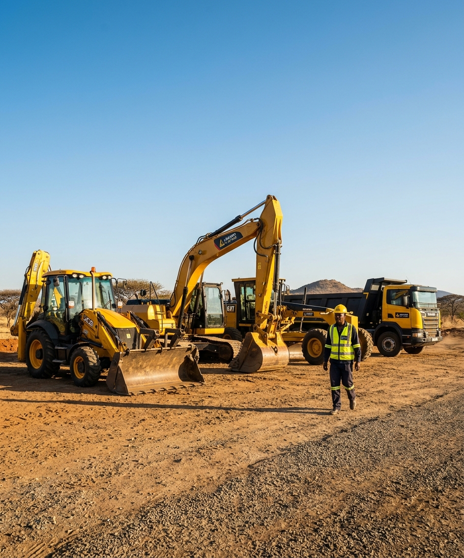 Plant hire services by KI Mokwena
